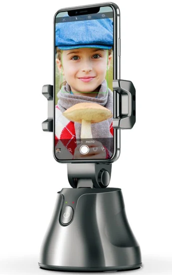 Cámara de seguimiento de objetos faciales automática, rotación de 360 ​​°, trípode/palo Selfie inteligente, soporte para teléfono de disparo inteligente