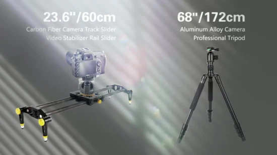 Trípode profesional de cámara de aleación de aluminio Fotoworx para fotografía DSLR