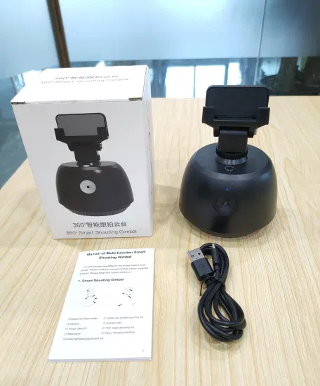 Nuevo F7 360 cámara de seguimiento facial en vivo Auto Ai soporte de teléfono rotación cuerpo móvil palo Selfie estabilizador cardán